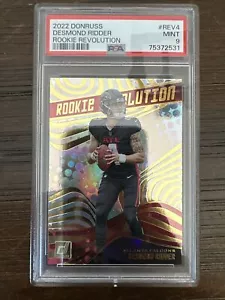 2022 Donruss Desmond Ridder Rookie Revolution Rev-4 PSA 9 - Picture 1 of 2