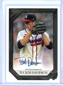 2021 Topps Gallery #RA-TD Tucker Davidson ROOKIE AUTO- Atlanta Braves - Picture 1 of 2