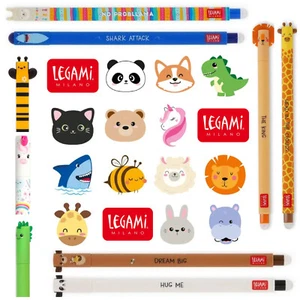 Legami löschbare Gelstifte radierbare Gelschreiber erasables pens Tiere Milano - Bild 1 von 80