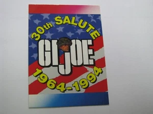 GI Joe 30th Salute 1964-1994 Promo Card Comic Images 1994 - Picture 1 of 2