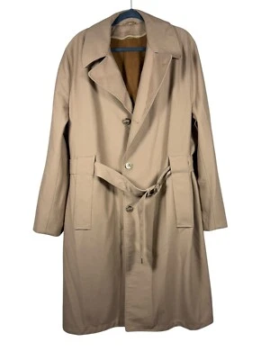 VTG Traveller Knit By Sears Men Trench Coat W/Pile Liner Removable Sz 46 L - Image 1 of 4
