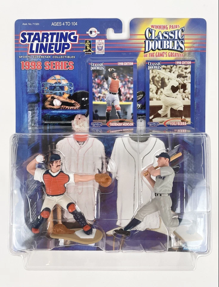 1998 Starting Lineup Classic Doubles - Yogi Berra and Thurman Munson No. 71320