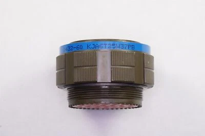 KJA6T25W37PB ITT Cannon Circ Connector Receptacle 37 Pos *NO CONTACTS* - Image 1 of 4