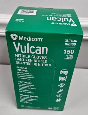 Medicom Vulcan Nitrile Glove Gant General Purpose Extra-Large 150 Automotive XL