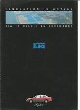 Catalogue Katalog Prospek KIA SEPHIA ET SPORTAGE Année 1993 8 PAGES