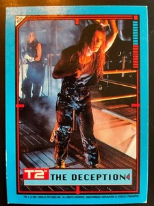 The Deception 1991 Topps Sticker Terminator 2 #34 Trading Card - Picture 1 of 2