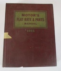 Vintage Motor's Flat Rate & Parts Manual 1955 27th Edition 1946-1955 - Picture 1 of 7