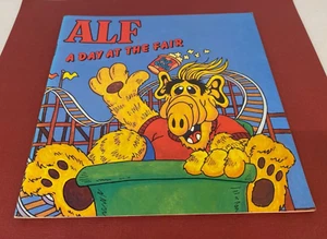 Vintage Budget 1988 ☆ ALF : A Day at the Fair ☆ Childrens Picture Book - Imagen 1 de 4