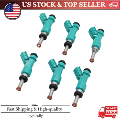 6x Inyectores de combustible Denso para Toyota Sienna 2012 2013 2014 2015 2016 3,5 L V6 Foto 1 de 4