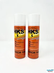 2 x Original HKS CZECH EXTREM Kettenschmiere Kettenspray Ketten Spray 300ml