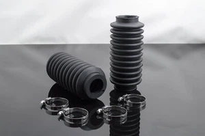 BMW R60/5 R75/6 R90 R100/7 forcella soffietto 11 nervature set tubi di supporto 2x nuovo! - Foto 1 di 10