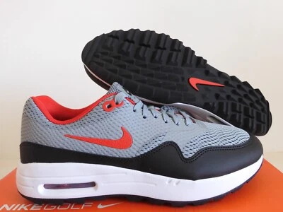 Botines de golf Nike Air Max 1 G gris partículas-rojo universitario talla 8 [CI7576-002] Foto 1 de 4