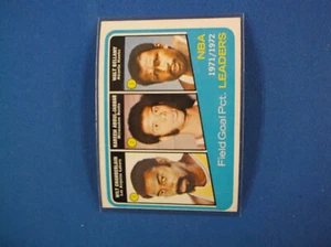 1972/73 Topps basketball # 175 Rebound Leaders Jabbar/Wilt NMT O/C - Picture 1 of 3