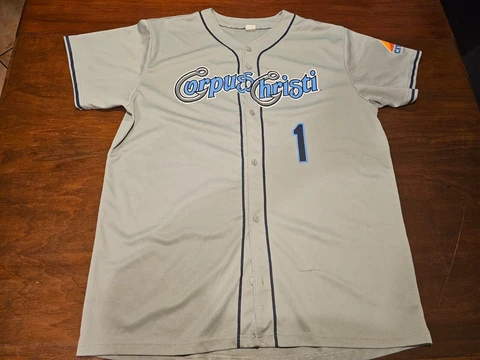 Corpus Christi Hooks #1 Correa Gray Jersey, Size XL Cover