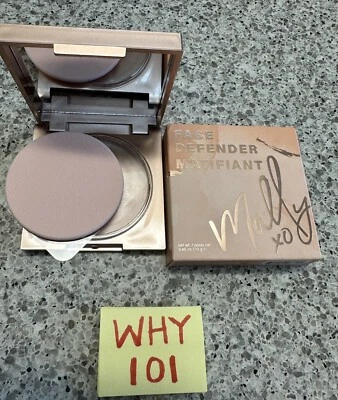 Mally FACE DEFENDER MATIFIANT .46oz/13g UNIVERSAL FULL SIZE w/Sponge SEALED $45 - Image 1 of 4