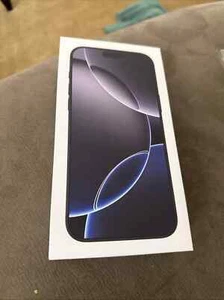 Apple A3084 iPhone 16 Pro Max Black Titanium 256GB - Empty Box ONLY - Picture 1 of 5