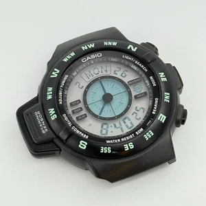 Vintage Men's CASIO Pathfinder Digital Compass Watch, CPW-100 (Damaged Lugs) - Picture 1 of 8