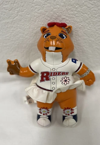 Rawlings Frisco Rough Riders Daisy Mascot Softee Plush Baseball Cover