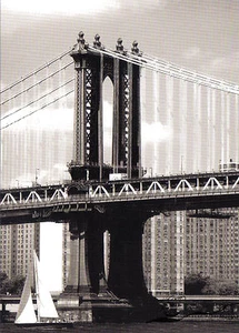 Postkarte - Hoffmann - Der East River und die Manhattan Brücke - Picture 1 of 1