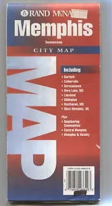 Rand-McNally city map: MEMPHIS Tennessee © 1997 - index - - Picture 1 of 2