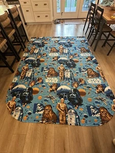 Original Star Wars Flat Sheet  Vintage 70s Muslin Thick Crafting Fabric - Picture 1 of 7