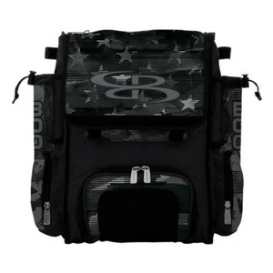 Boombah Kids Superpack Mini Baseball Backpack - Bat Bag - USA Mission Black Ops - Picture 1 of 10