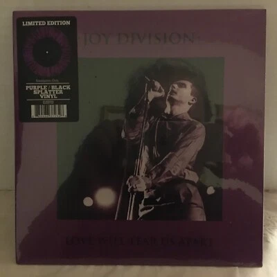 Joy Division "Love Will Tear Us Apart" 7 (Vinyl,Cleopatra) Purple/Black Splatter - Image 1 of 2