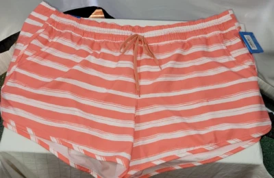 Pantalones Cortos Columbia Mujer XXL Blanco Melocotón Bahía Elástico Estampado Bolsillos Nuevos con Etiquetas Foto 1 de 4