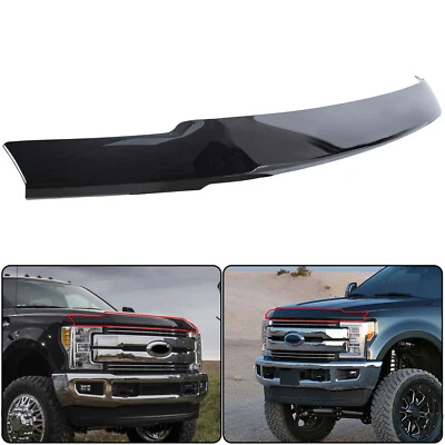 For 2017-22 Ford F250 F350 450 Super Duty Hood Deflector Bug Shield With Letters - Image 1 of 4