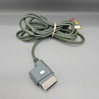 Xbox 360 HD AV Component Cable Authentic OEM Cable Genuine Original Grey - Image 1 of 4
