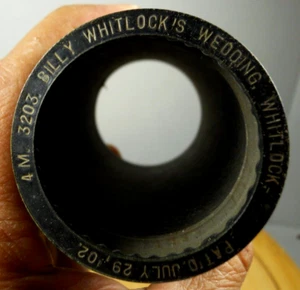 vintage 1902 Columbia cylinder phonograph record 3203 Billy Whitlock's Wedding - Picture 1 of 8