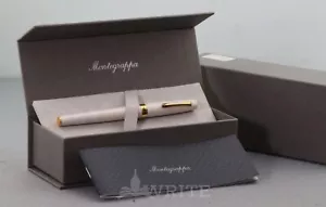 NEW! FOUNTAIN PEN MONTEGRAPPA ARMONIA PEARL WHITE NIB M - Picture 1 of 12