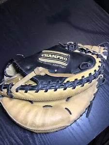 CHAMPRO Premium Leather Catchers Mitt CPX555 Right Hand Throw - Picture 1 of 5