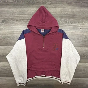 Sudadera con Capucha Nike De Colección Para Hombre Grande Años 90 1/4 Cremallera Deletreada 3 Tonos RARA - Imagen 1 de 6