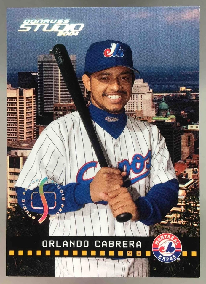 Orlando Cabrera 2004 Donruss Studio Studio Proof Silver /100 #122 Expos - Image 1 of 4