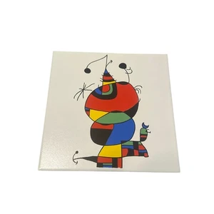 Zirconio Spanien Villarreal Castello Joan Miro Fliese Untersetzer Wandbehang Kunst Dekor 8" - Bild 1 von 5