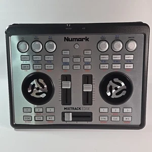 Numark Mixtrack Edge Silver Slimline USB-Powered Double Deck DJ UNTESTED - Picture 1 of 12