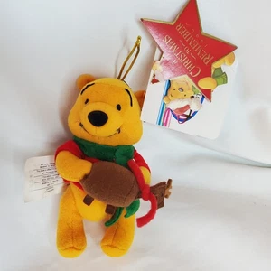 1999 A Christmas to Remember  Winnie the Pooh Plush Ornament  - Picture 1 of 5