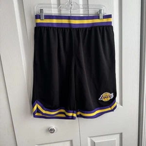 Pantalones Cortos de Baloncesto LA Lakers Ultra Game NBA Para Hombre Talla Grande Negro Púrpura - Imagen 1 de 6