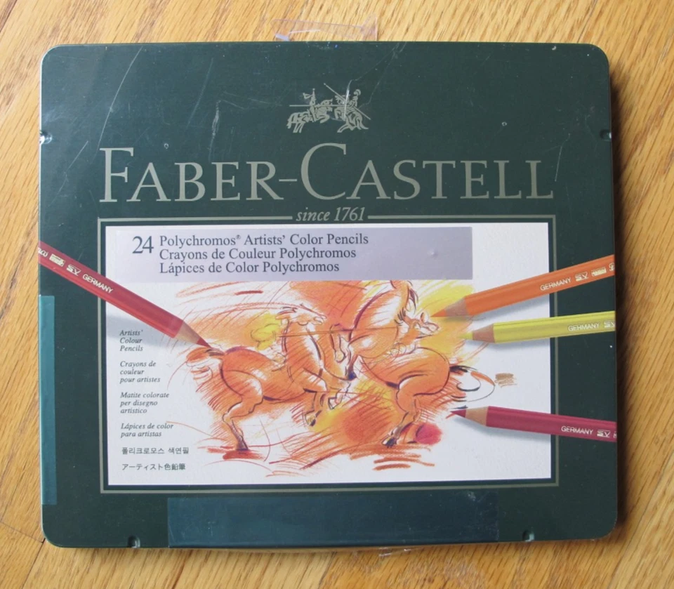 Faber-Castell Polychromos Artists Color Pencils Set of 24