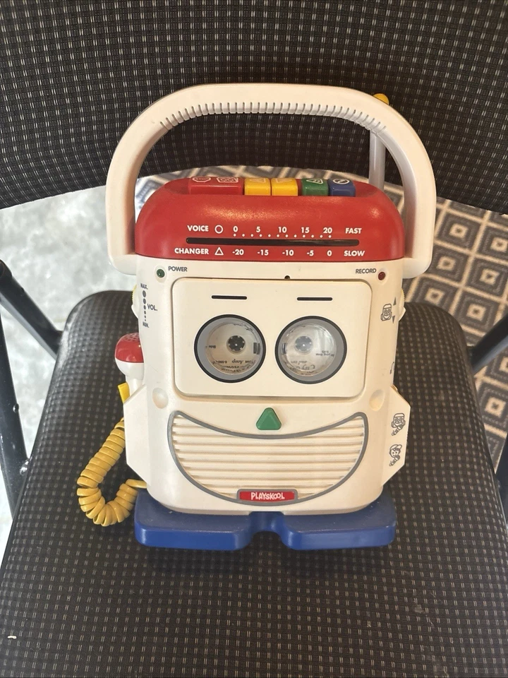 De Colección Playskool Rockin Robot Cassette Grabadora Mic 1991 PS-468 Mr. Mike Toy Story Foto 1 de 2