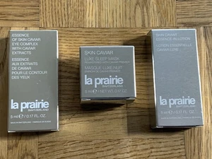 LA PRAIRIE Skin Caviar Luxe Sleep Mask Essence In-Lotion Eye Complex 5 ml Reise - Bild 1 von 4