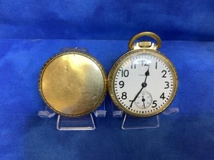 Hamilton 17 Jewel Size 16 10k gold filled Pocket Watch runs - Picture 1 of 8