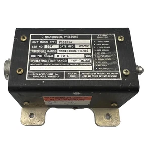 Rosemount Pressure Transducer RMT 1201 F182A1A 0-5VDC - Picture 1 of 3