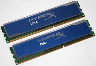 4GB (2x 2GB) Kingston HyperX blu KHX1600C9AD3B1/2G DDR3-1600 PC RAM - Bild 1 von 2