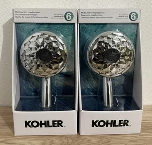 Kohler Rosewood Wall Mount Handheld Shower Head In Chrome - Lot Of 2 BRAND NEW - Picture 1 of 4