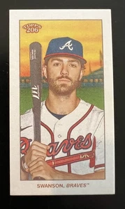 2020🔥Dansby Swanson🔥Topps T206 Mini Chicago Cubs SS - Picture 1 of 2