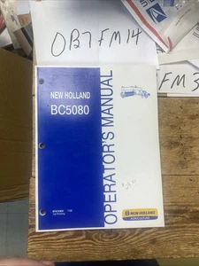 NEW HOLLAND BC5080 PRESSA MANUALE OPERATORE OEM NOS - Foto 1 di 9