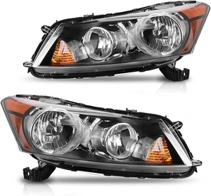 Conjunto de par de faros delanteros diestro derecho conductor pasajero para Honda Accord 08-12 - Imagen 1 de 7