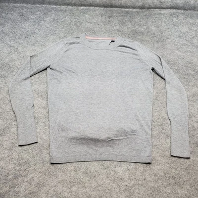Lululemon Shirt Women's Size 6 Gray Open Back Long Sleeve Sweater - Image 1 of 4